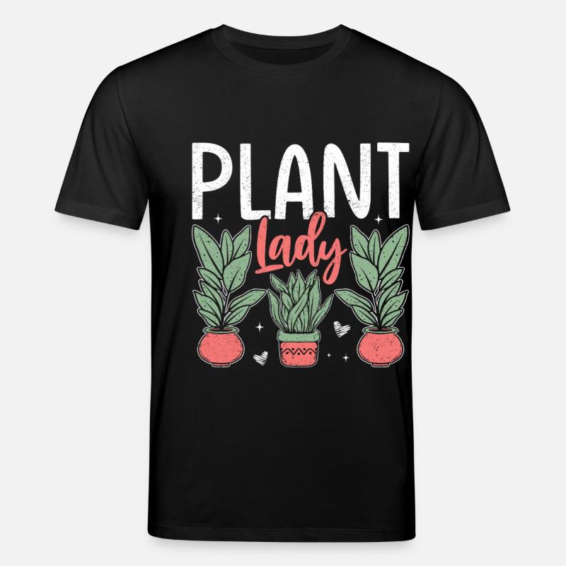 Plant Lady - Stanley/Stella Unisex Bio-T-Shirt CREATOR  - Schwarz