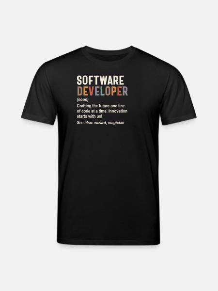 Software Developer - Crafting the Future with Code - Stanley/Stella CREATOR Unisex Organic T-Shirt - black