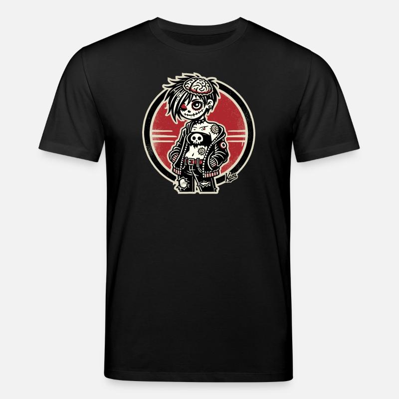 Cooles Emo-Zombie-Mädchen - Stanley/Stella Unisex Bio-T-Shirt CREATOR  - Schwarz
