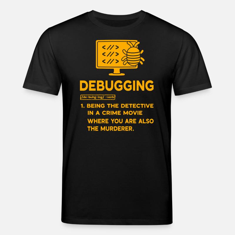 Debuggen - Stanley/Stella Unisex Bio-T-Shirt CREATOR  - Schwarz