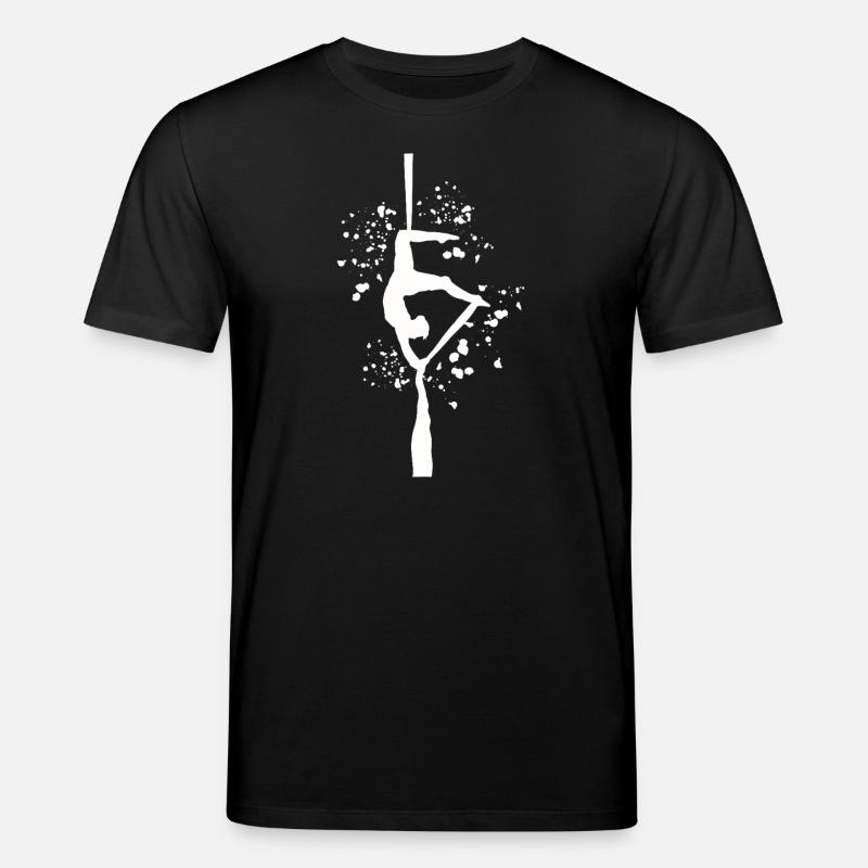 Vertikaltuch Luftakrobatik Aerial Silk - Stanley/Stella Unisex Bio-T-Shirt CREATOR  - Schwarz