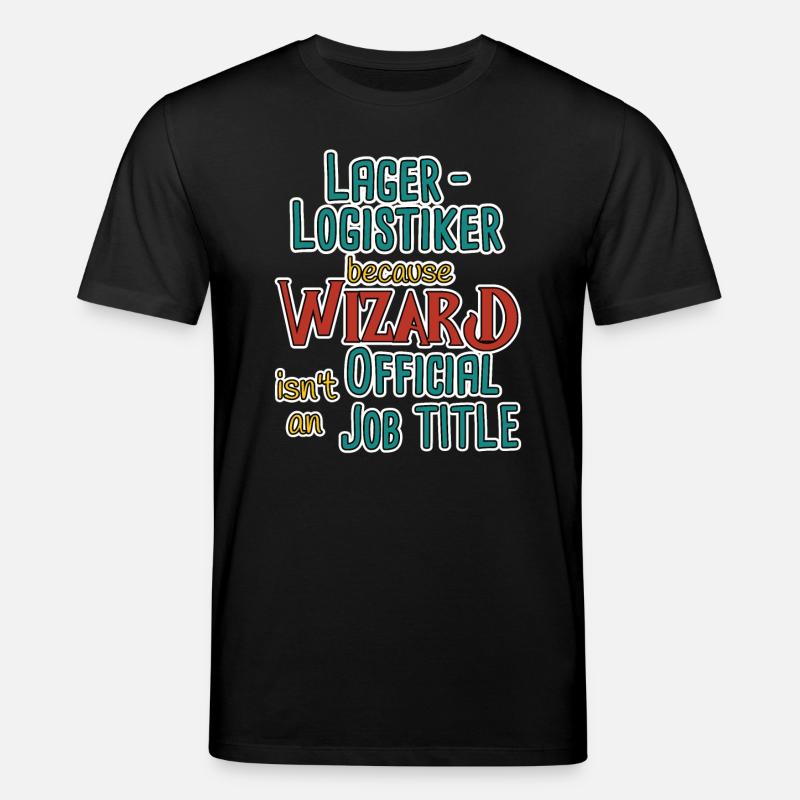 Lagerlogistiker Wizard - Stanley/Stella Unisex Bio-T-Shirt CREATOR  - Schwarz
