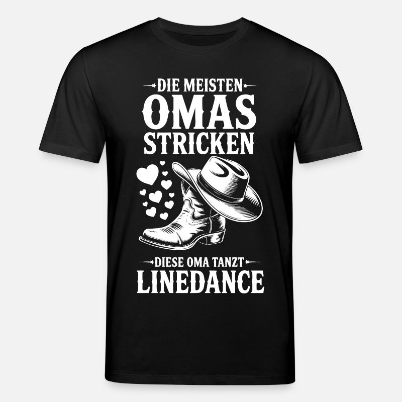 Oma Tanzt Linedance - Stanley/Stella Unisex Bio-T-Shirt CREATOR  - Schwarz