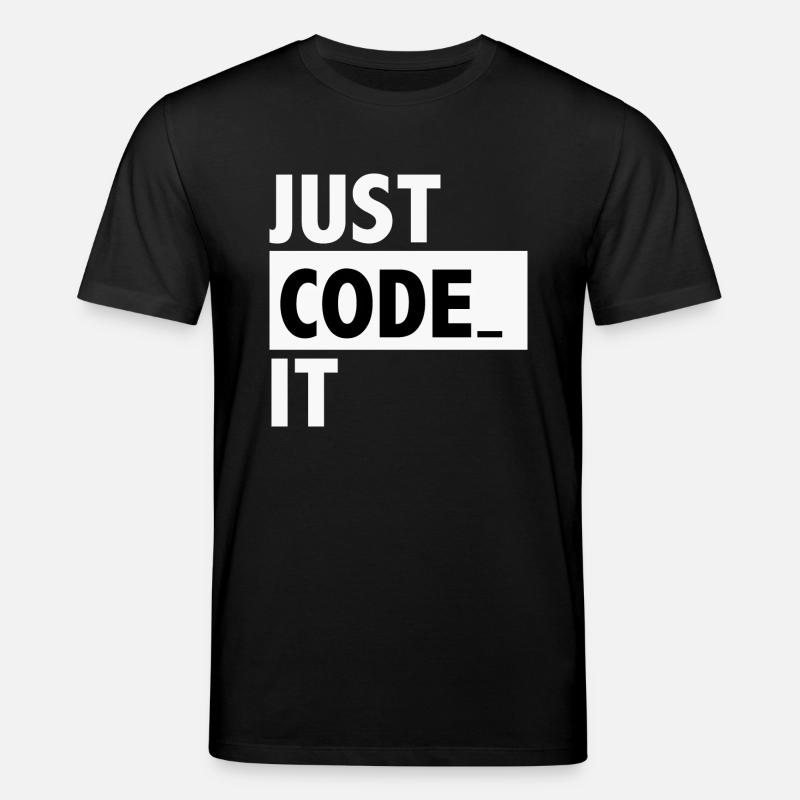 just code it - T-shirt bio CREATOR Stanley/Stella Unisexe - noir