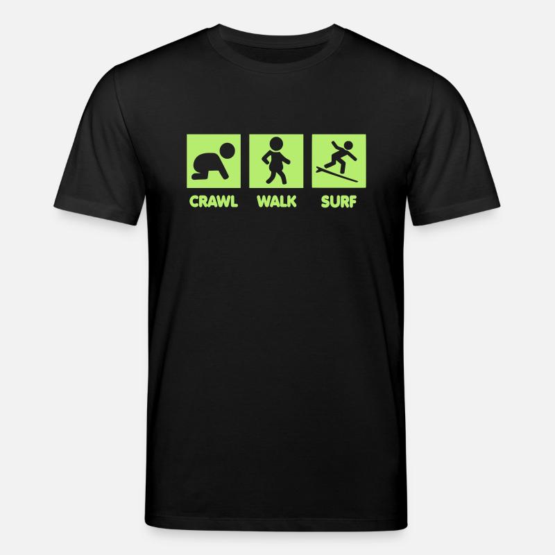 surfing Baby - Stanley/Stella Unisex Bio-T-Shirt CREATOR - Schwarz