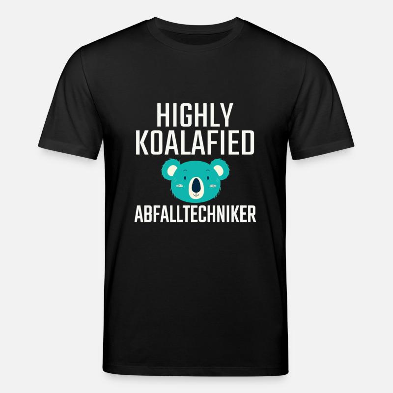 Technicien des déchets Koalafied - T-shirt bio CREATOR Stanley/Stella Unisexe - noir