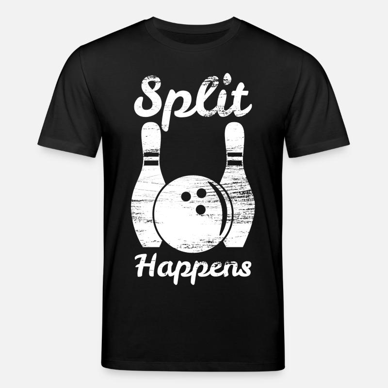 Bowling Split - T-shirt bio CREATOR Stanley/Stella Unisexe - noir