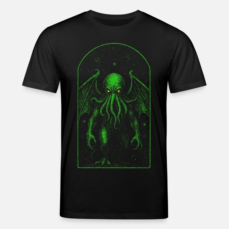 Cthulhu und der unendliche Kosmos - Stanley/Stella Unisex Bio-T-Shirt CREATOR  - Schwarz