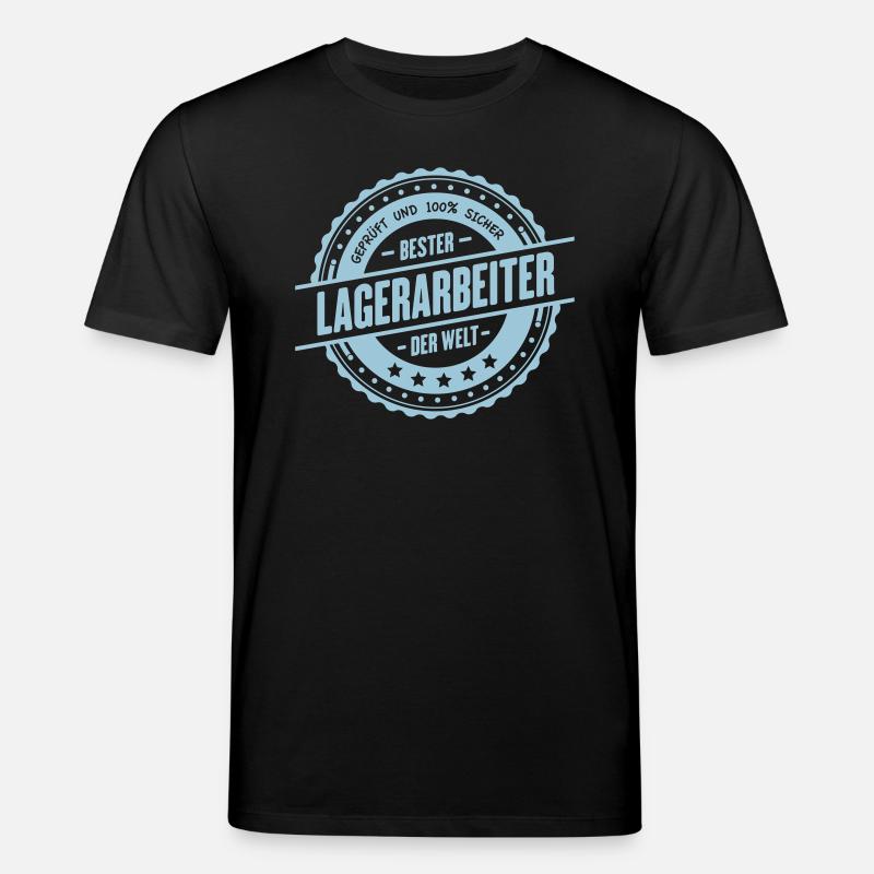 Bester Lagerarbeiter - Stanley/Stella Unisex Bio-T-Shirt CREATOR  - Schwarz