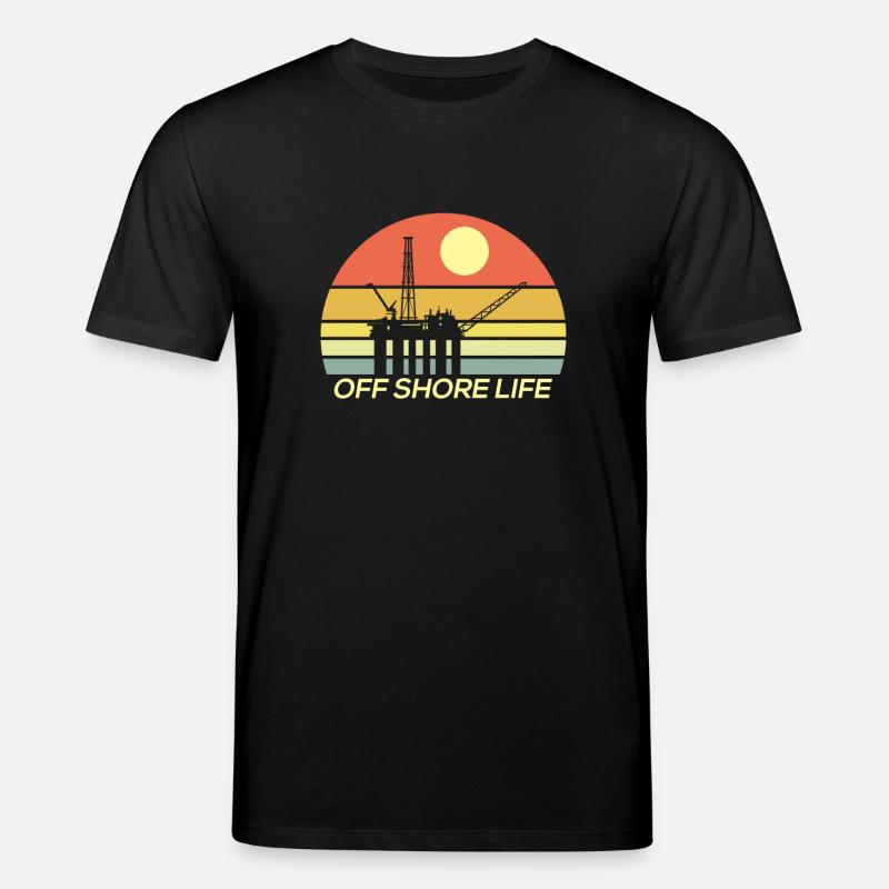 Offshore Life - Stanley/Stella CREATOR Unisex Organic T-Shirt - black