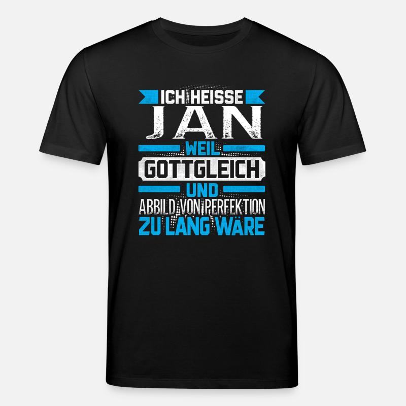 JAN - Gottgleich - Stanley/Stella Unisex Bio-T-Shirt CREATOR  - Schwarz