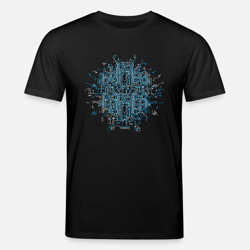 Circuit Board - Stanley/Stella Unisex Bio-T-Shirt CREATOR  - Schwarz