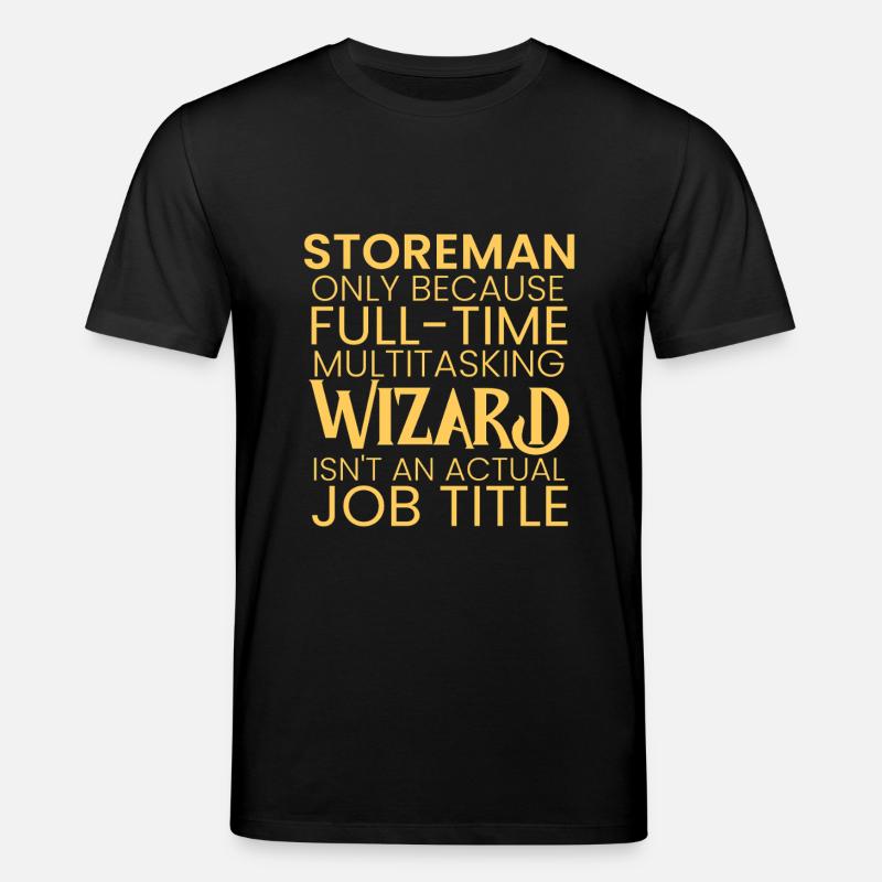 Storeman multitasking Wizard - Stanley/Stella Unisex Bio-T-Shirt CREATOR  - Schwarz