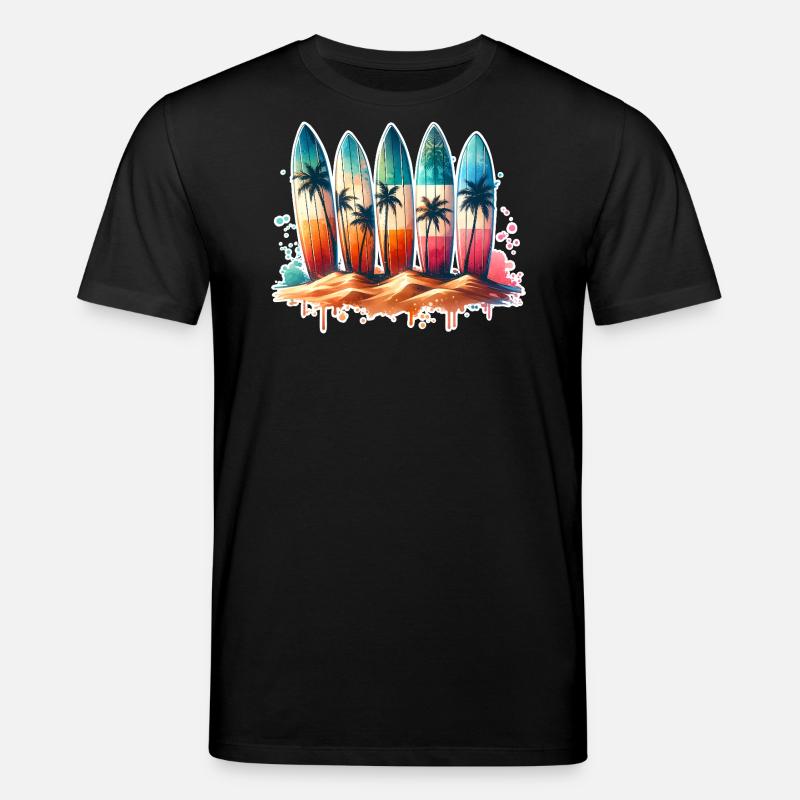 Surfeurs - T-shirt bio CREATOR Stanley/Stella Unisexe - noir