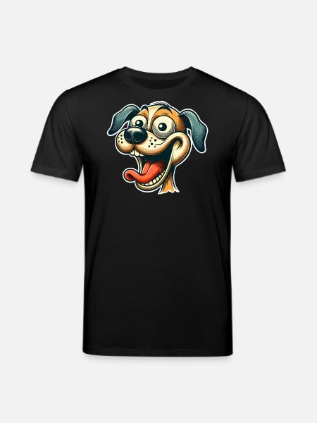 Dog - Stanley/Stella CREATOR Unisex Organic T-Shirt - black