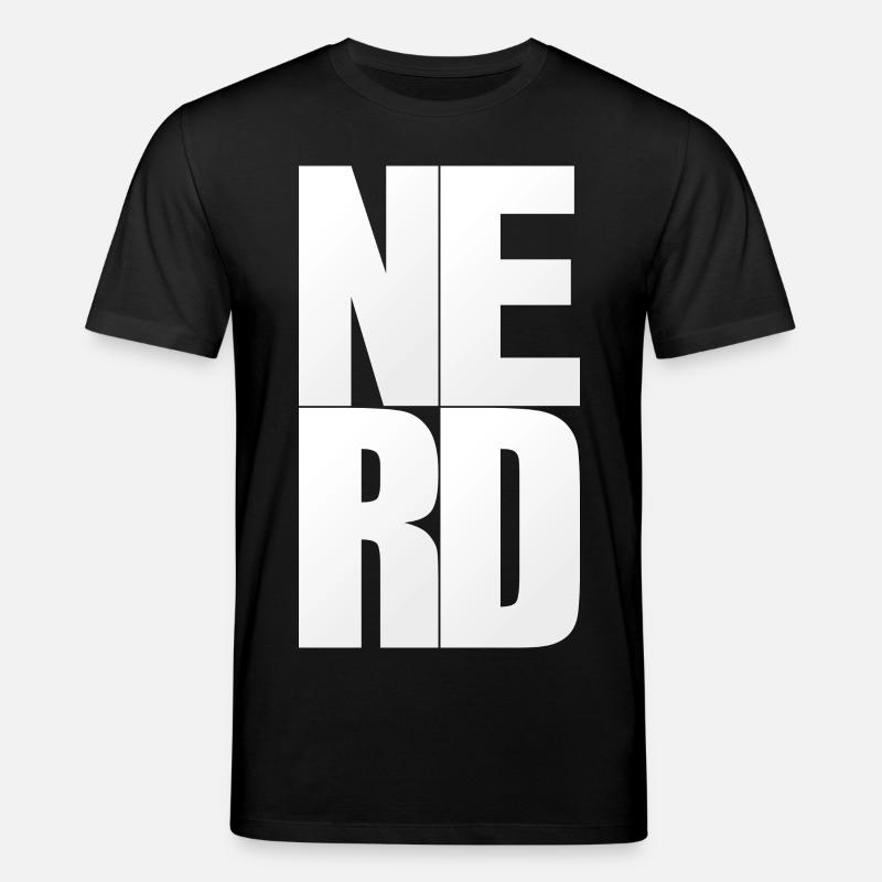 NERDY forever - NERD - Stanley/Stella CREATOR Unisex Organic T-Shirt - black