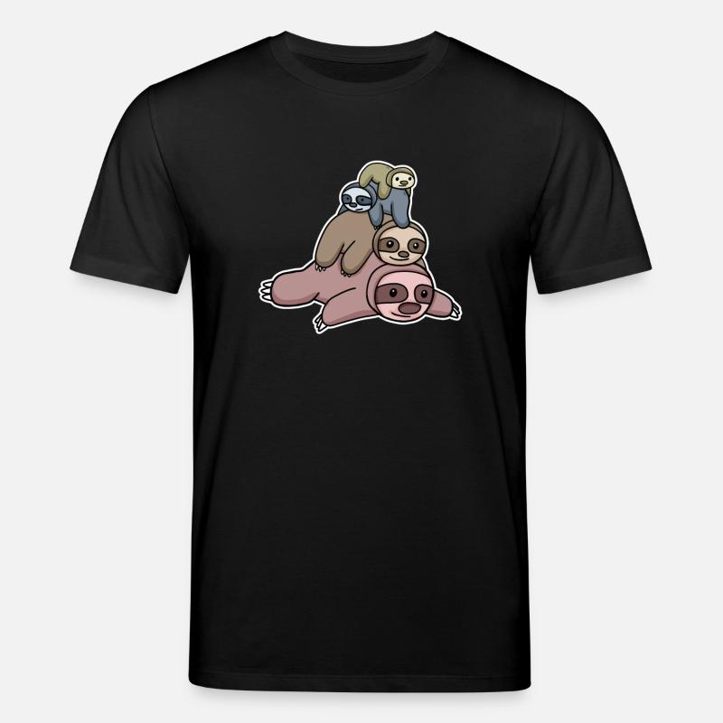 Paresseux - T-shirt bio CREATOR Stanley/Stella Unisexe - noir