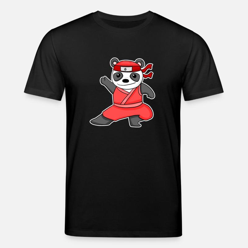 Ninja Panda - T-shirt bio CREATOR Stanley/Stella Unisexe - noir