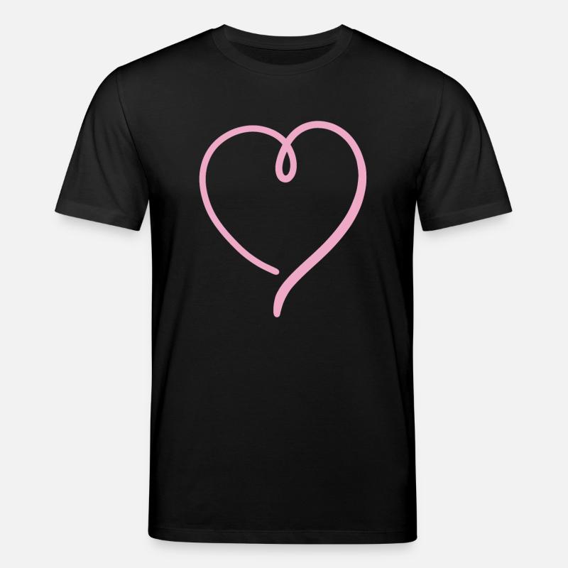 Coeur - T-shirt bio CREATOR Stanley/Stella Unisexe - noir