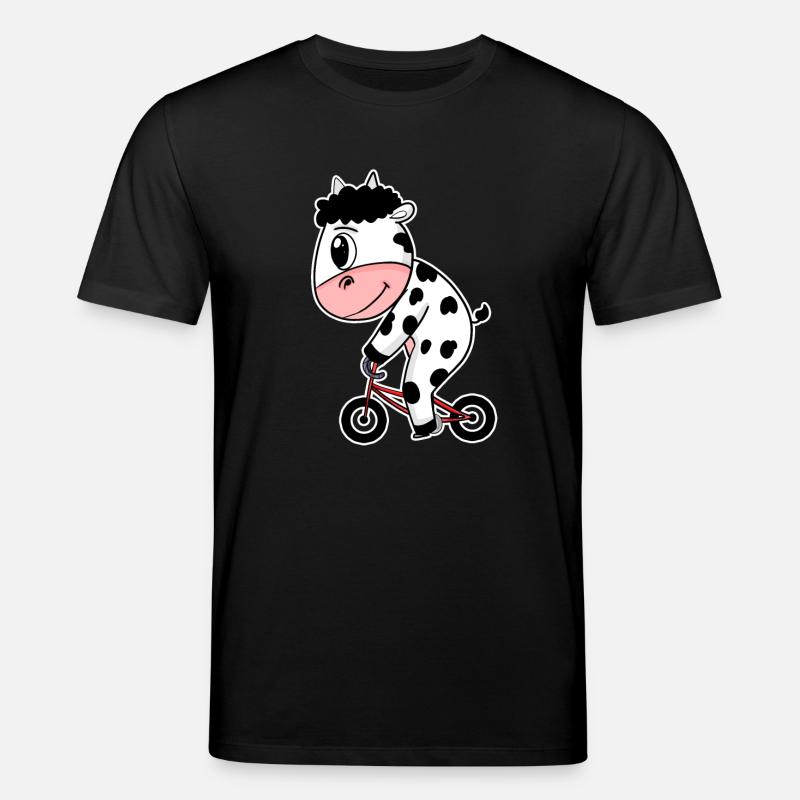 Vache à vélo - T-shirt bio CREATOR Stanley/Stella Unisexe - noir
