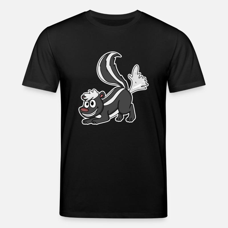 Mouffette de Skunk - T-shirt bio CREATOR Stanley/Stella Unisexe - noir