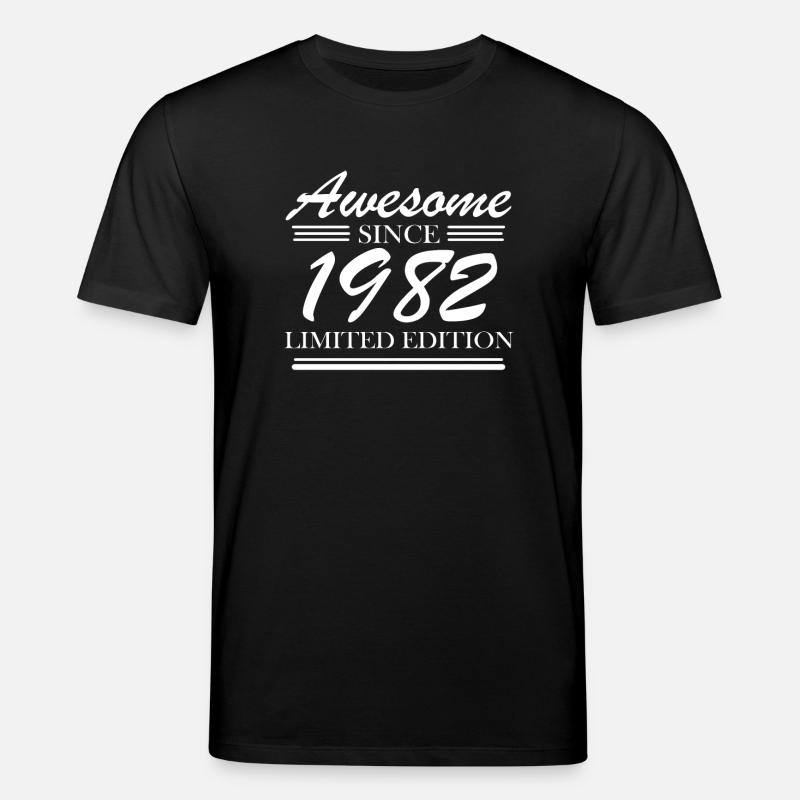 1982 - Born 1982 - Stanley/Stella CREATOR Unisex Organic T-Shirt - black