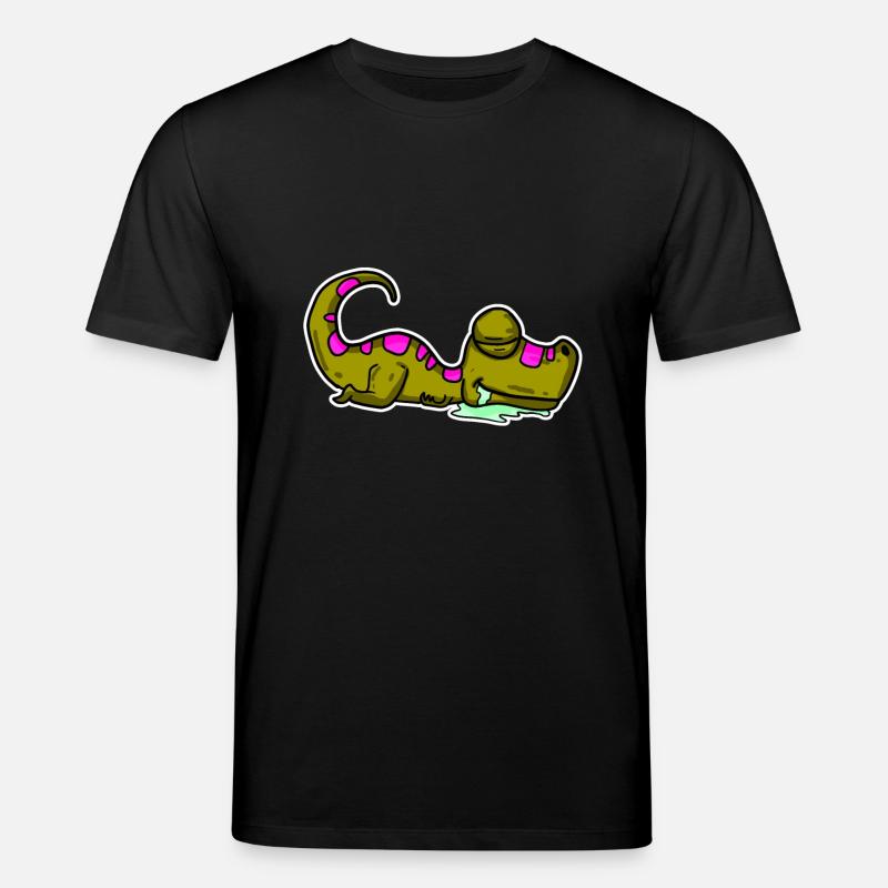 Sleeping Dino - Stanley/Stella CREATOR Unisex Organic T-Shirt - black