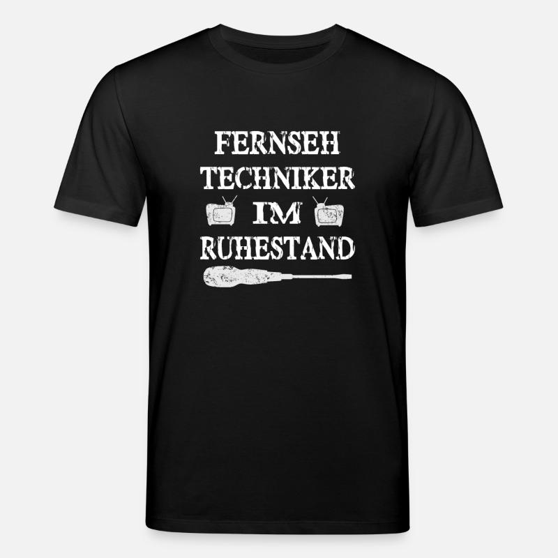 Fernsehtechniker - Stanley/Stella Unisex Bio-T-Shirt CREATOR  - Schwarz