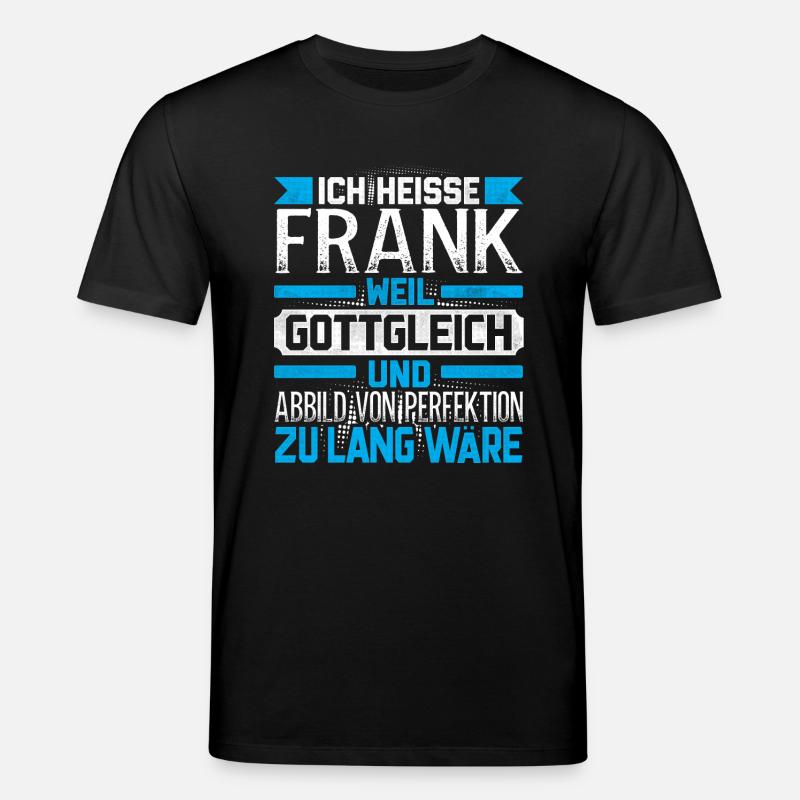 FRANK - Gottgleich - Stanley/Stella Unisex Bio-T-Shirt CREATOR - Schwarz