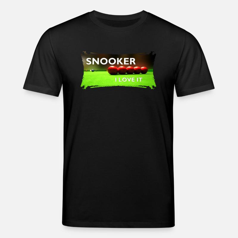 BILLARD - I LOVE IT - T-shirt bio CREATOR Stanley/Stella Unisexe - noir