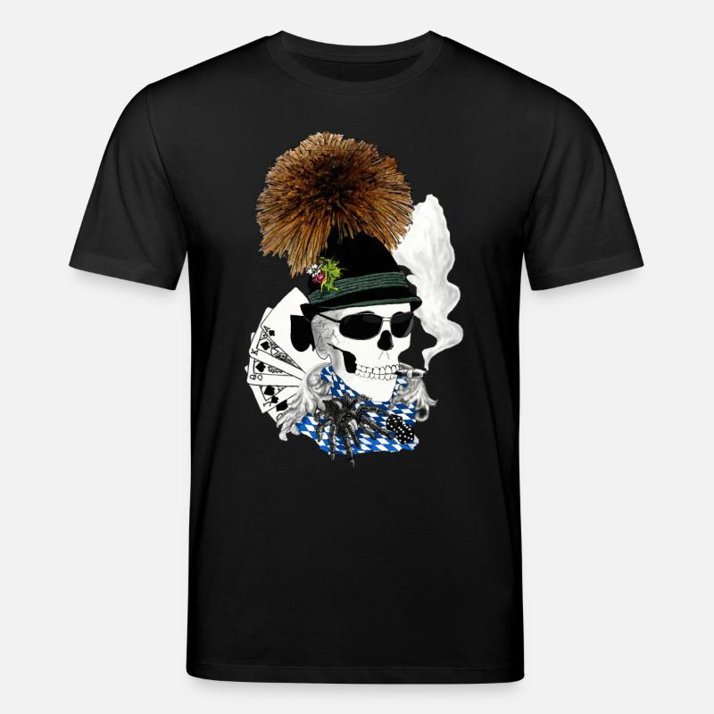 Bayern-skull - Stanley/Stella Unisex Bio-T-Shirt CREATOR  - Schwarz
