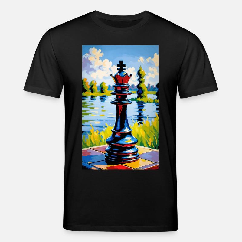 Échecs | Pièce d’échecs | Joueur d’échecs - T-shirt bio CREATOR Stanley/Stella Unisexe - noir