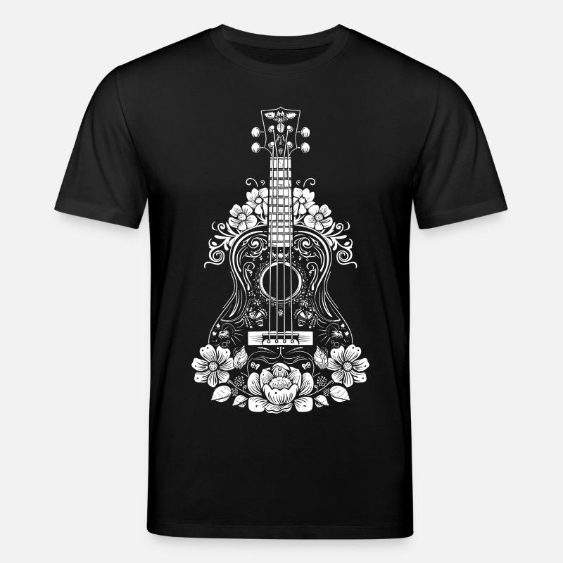 Ukulele Comic-Stil - Stanley/Stella Unisex Bio-T-Shirt CREATOR  - Schwarz