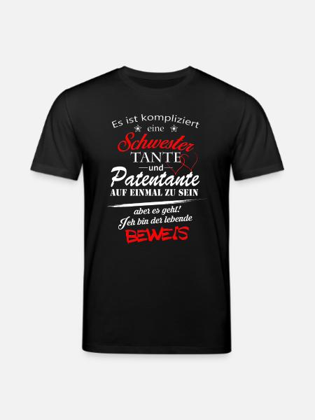 SChwester lebender Beweis - Stanley/Stella Unisex Bio-T-Shirt CREATOR  - Schwarz