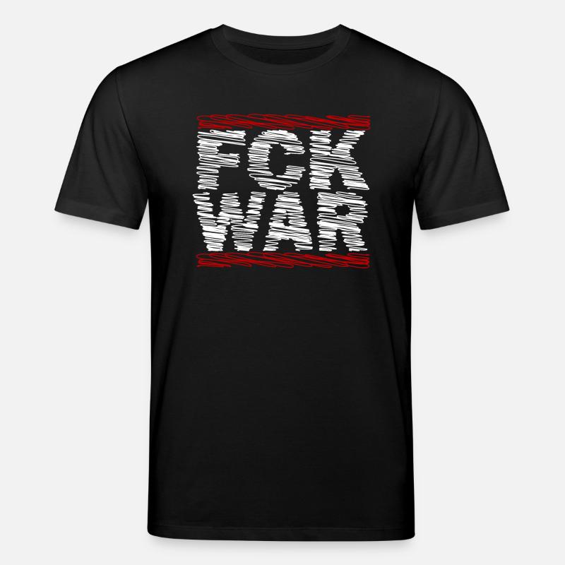 FCK WAR - Frieden - Stanley/Stella Unisex Bio-T-Shirt CREATOR - Schwarz