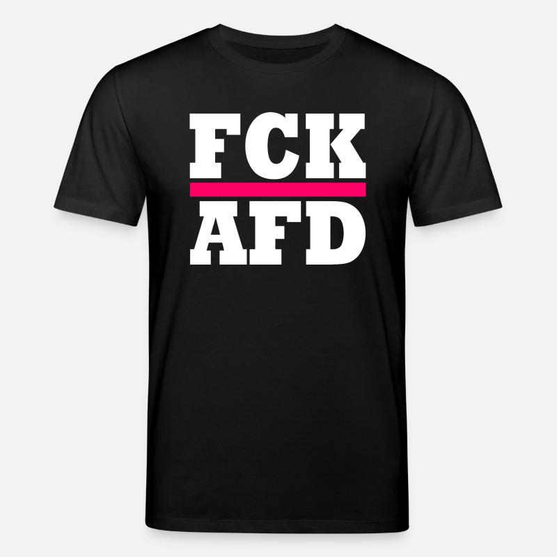 Fck afd - Stanley/Stella Unisex Bio-T-Shirt CREATOR  - Schwarz