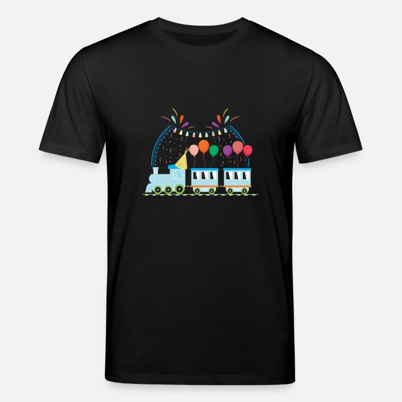Zugführer Kinder Design - Stanley/Stella Unisex Bio-T-Shirt CREATOR  - Schwarz