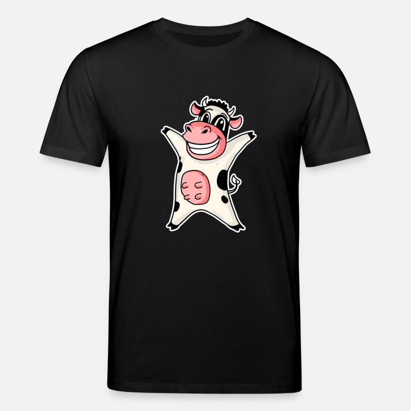 Kuh - Stanley/Stella Unisex Bio-T-Shirt CREATOR  - Schwarz