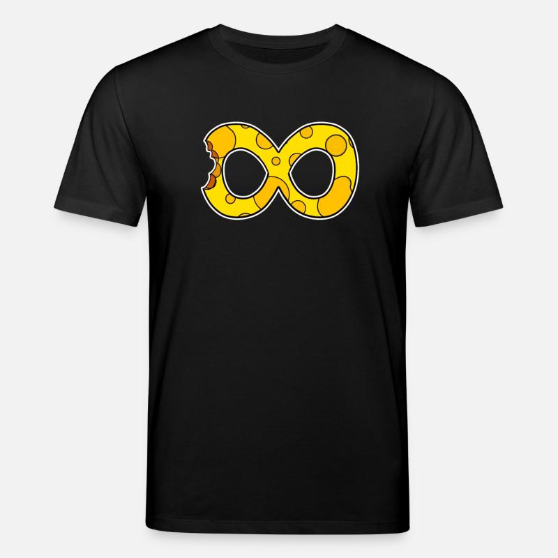 Käse Unendlich Smbol - Stanley/Stella Unisex Bio-T-Shirt CREATOR  - Schwarz