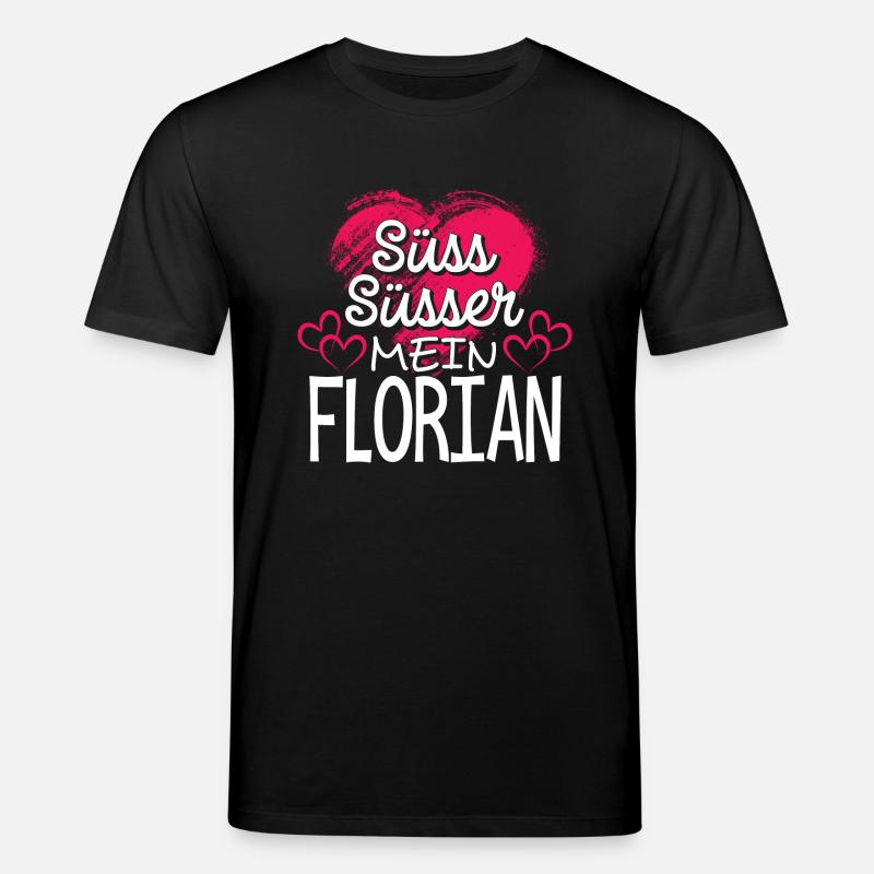 FLORIAN - süss - Stanley/Stella Unisex Bio-T-Shirt CREATOR  - Schwarz