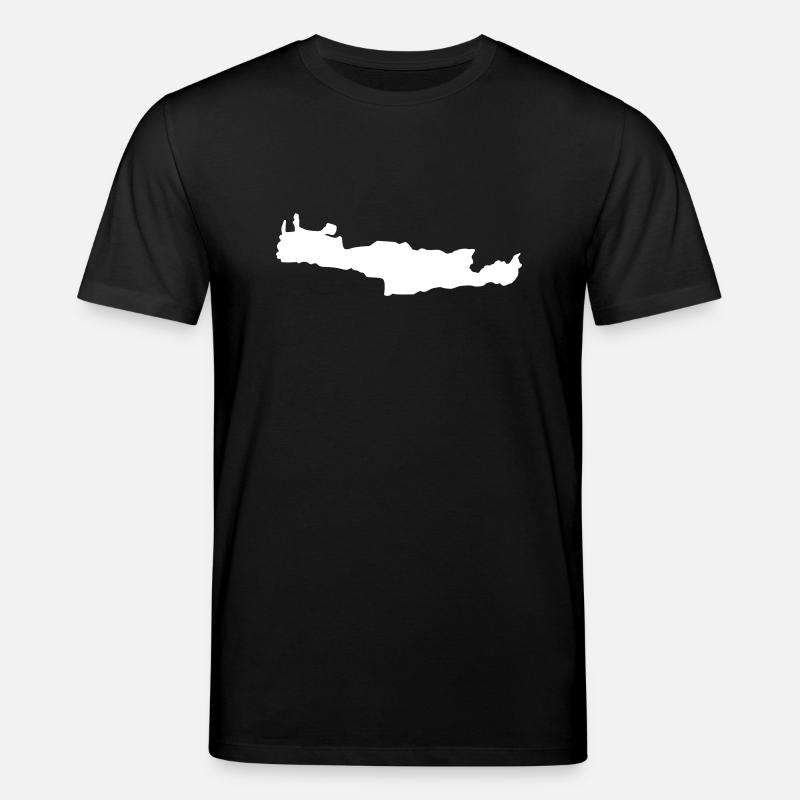 Crète - Grèce - T-shirt bio CREATOR Stanley/Stella Unisexe - noir