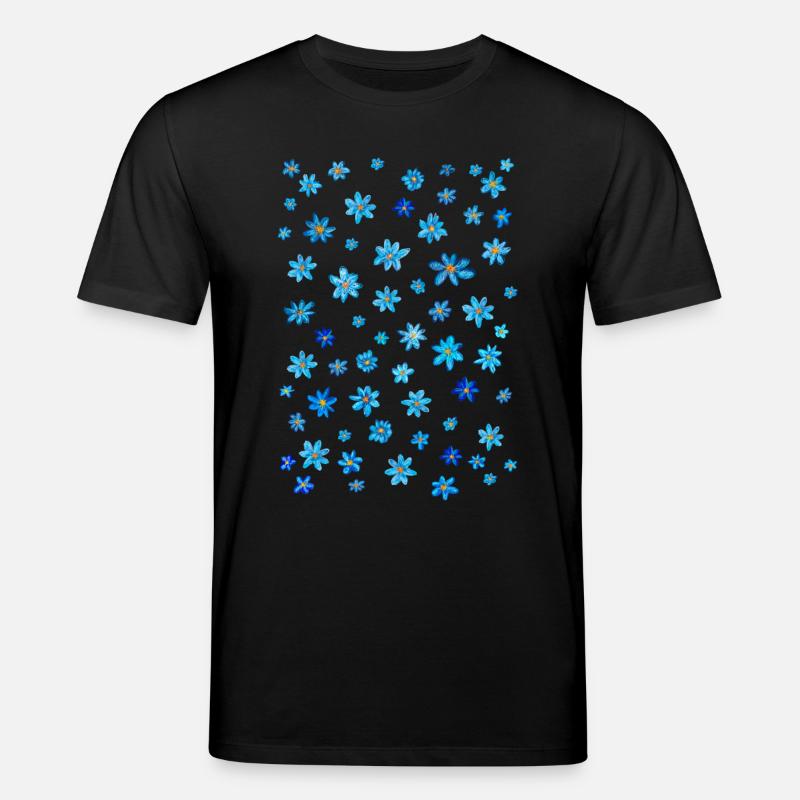 Vergissmeinnicht - Stanley/Stella Unisex Bio-T-Shirt CREATOR  - Schwarz