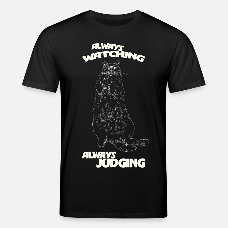 IMMER BEOBACHTEND, IMMER URTEILEND - Stanley/Stella Unisex Bio-T-Shirt CREATOR - Schwarz