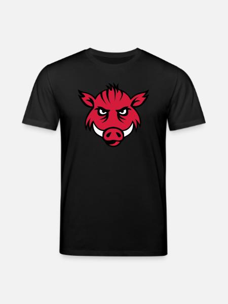 boar face 3c - Stanley/Stella CREATOR Unisex Organic T-Shirt - black