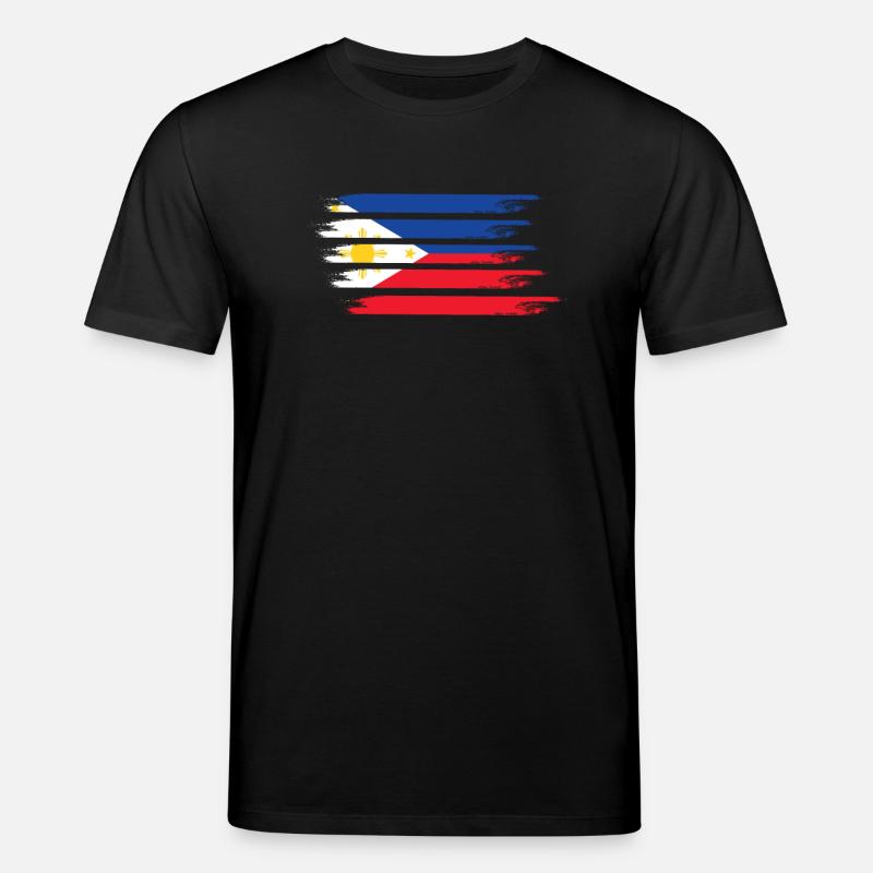 Philippinen Flagge - Stanley/Stella Unisex Bio-T-Shirt CREATOR  - Schwarz