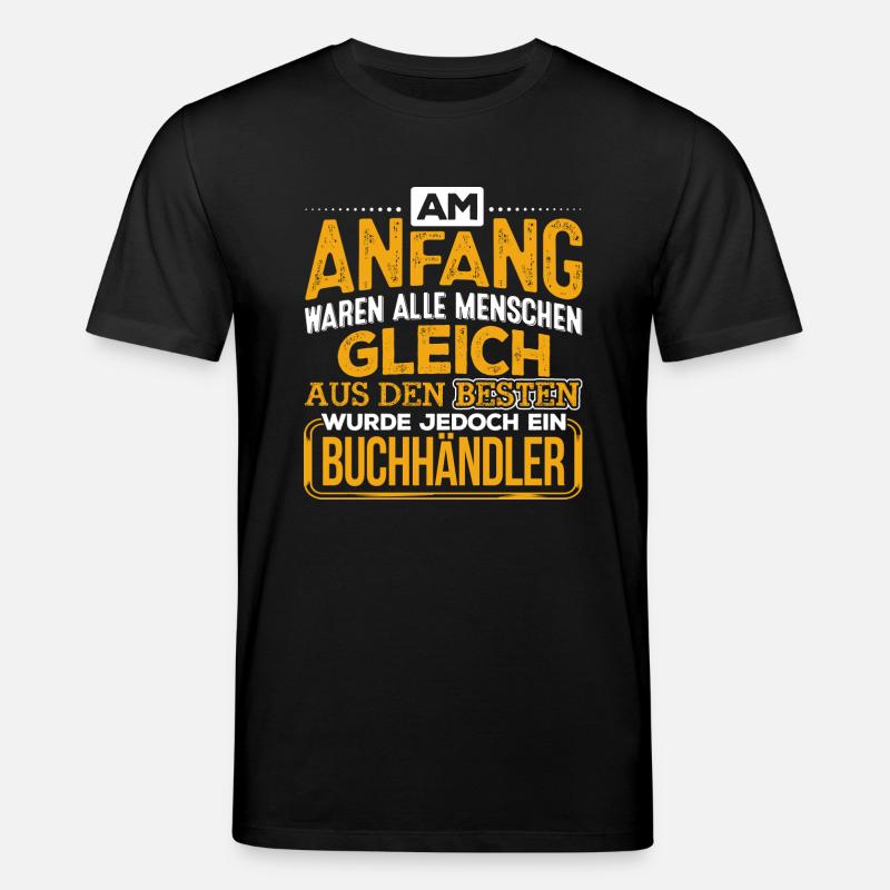 BUCHHÄNDLER - Der Beste - Stanley/Stella Unisex Bio-T-Shirt CREATOR  - Schwarz