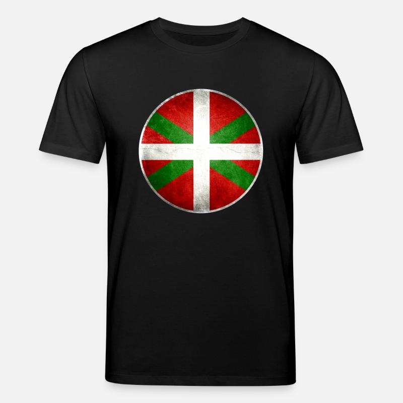Basque drapeau 2 - T-shirt bio CREATOR Stanley/Stella Unisexe - noir