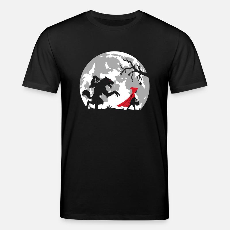 Die Rotkäppchen - Stanley/Stella Unisex Bio-T-Shirt CREATOR  - Schwarz