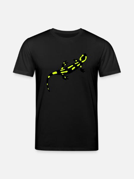 Feuersalamander (gebändert) - Stanley/Stella Unisex Bio-T-Shirt CREATOR - Schwarz