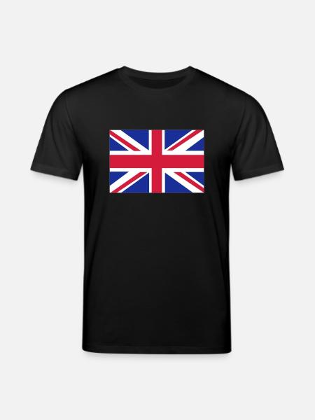 British flag - T-shirt bio CREATOR Stanley/Stella Unisexe - noir